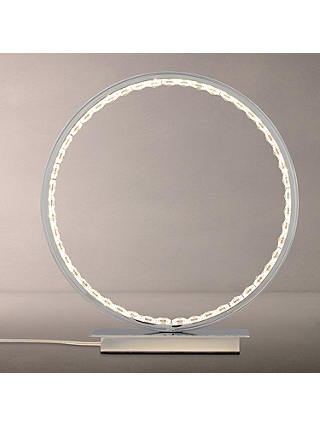 John Lewis & Partners Zephyr LED Table Lamp, Chrome