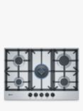 Neff N70 T27DS59N0 Gas Hob, Stainless Steel