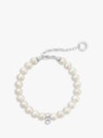 THOMAS SABO Freshwater Pearl Charm Bracelet, White