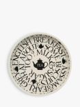 Emma Bridgewater Black Toast Round Tea Tray, 30cm