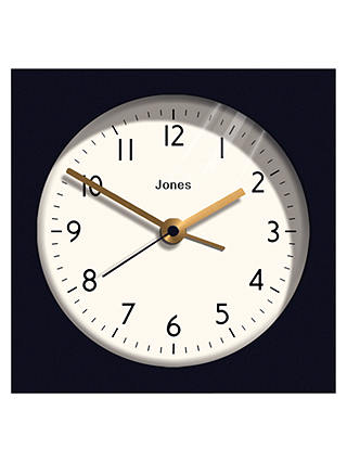 Jones Ingot Alarm Clock, Midnight Blue