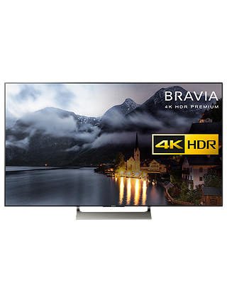 Sony Bravia KD49XE9005 LED HDR 4K Ultra HD Smart Android TV, 49" with Freeview HD & Youview, Black