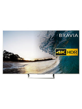 Sony Bravia KD55XE8577 LED HDR 4K Ultra HD Smart Android TV, 55" with Freeview HD & Youview, Silver