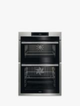 AEG DCE731110M Built In Electric Double Oven, Stainless Steel