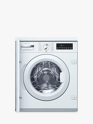 Neff W544BX0GB Integrated Washing Machine, 8kg Load, A+++ Energy Rating, 1400rpm Spin, White