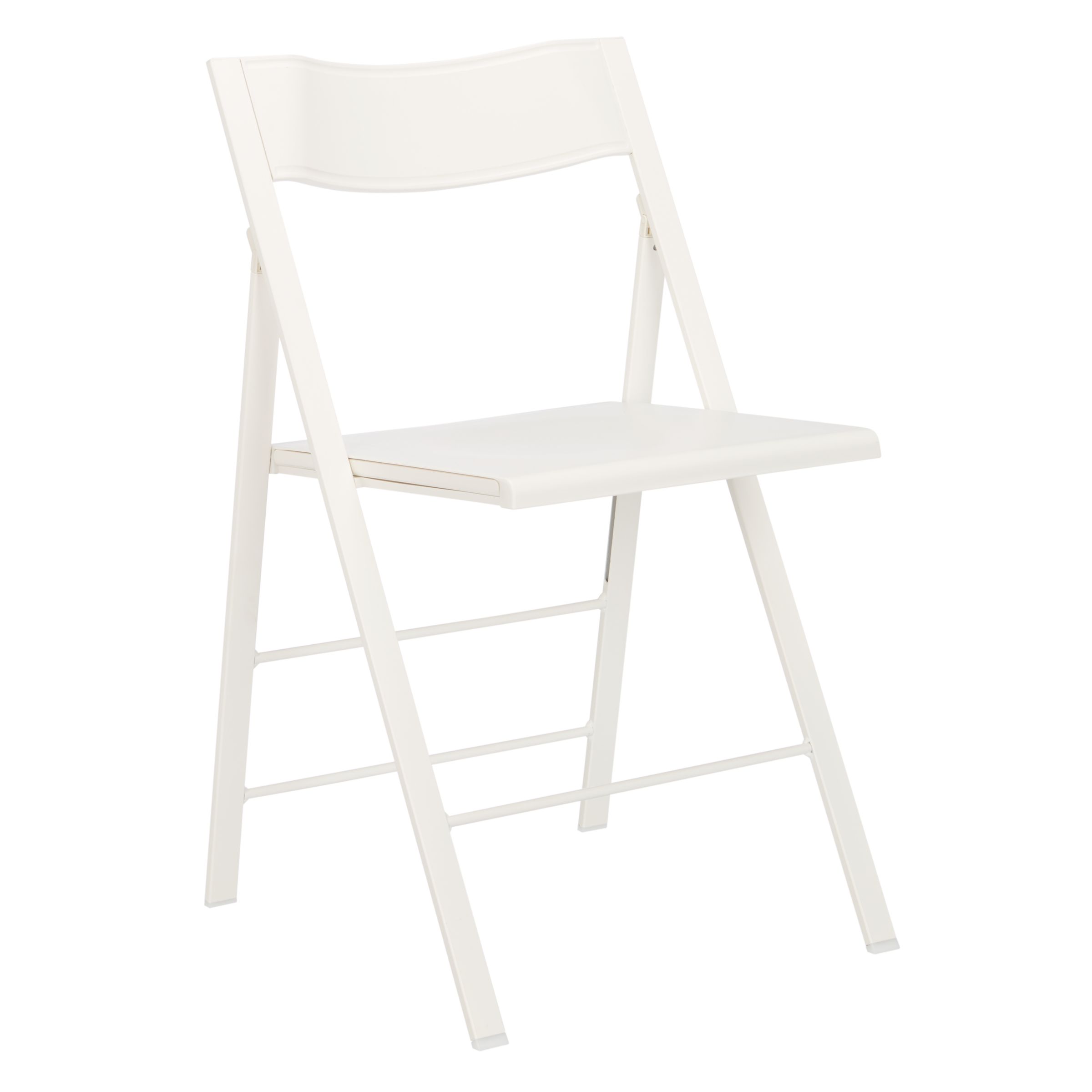John Lewis Pocket Folding Chair, White