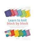 Search Press Learn To Knit Block by Block Book by Che Lam