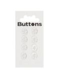 Groves Star Button, 10mm, Pack of 8