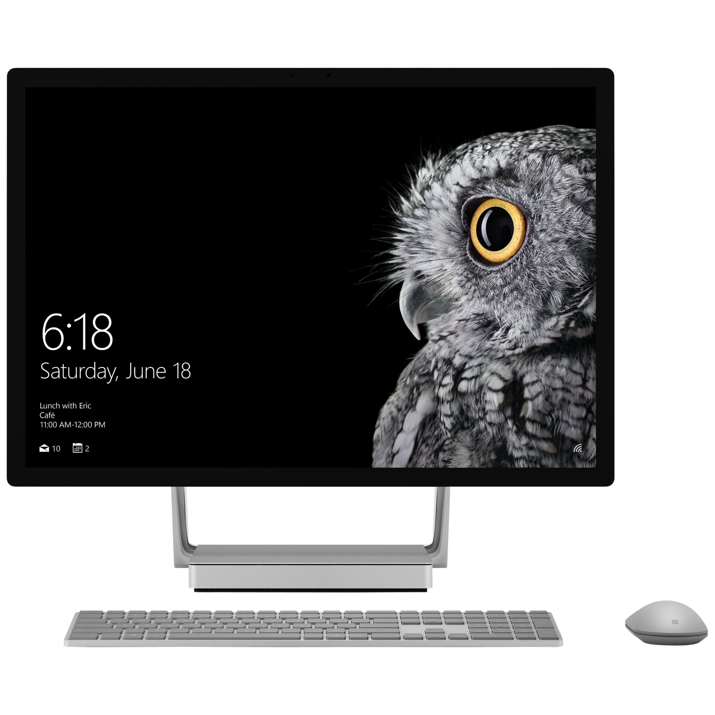 Microsoft Surface Studio, Intel Core i7, 1TB HDD + 128GB SSD, 16GB RAM, 28" PixelSense Display, Silver
