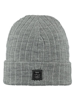 Barts Parker Beanie Hat, One Size, Grey