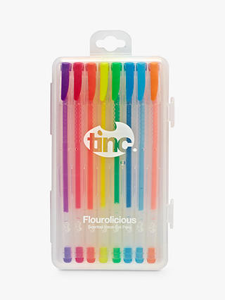 Tinc Fluorolicious Neon Gel Pens, Set of 8