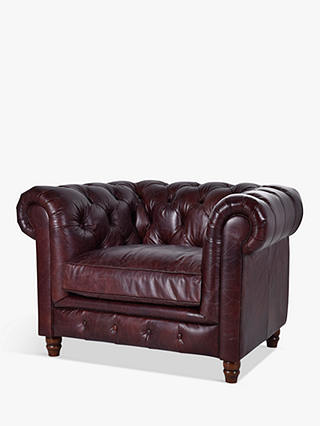 Halo Earle Chesterfield Leather Armchair