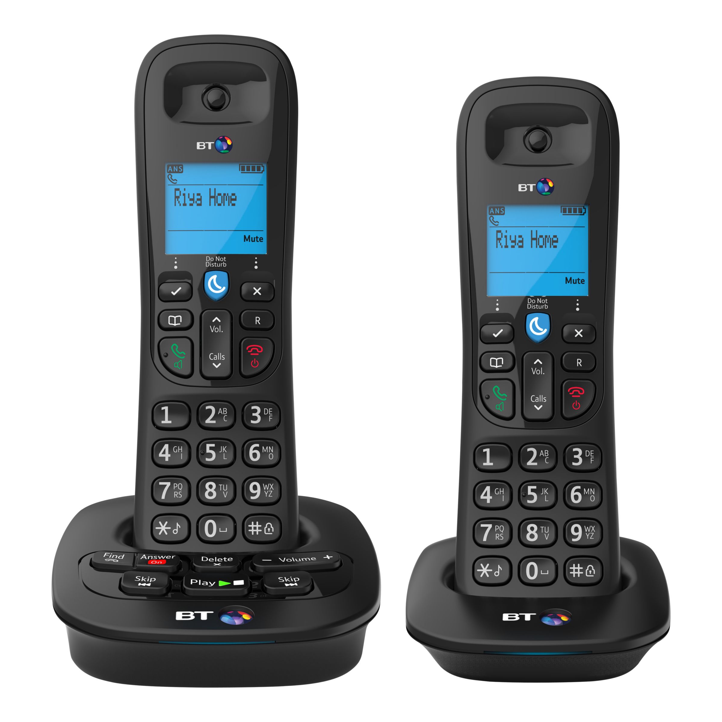 BT 3940 Digital Cordless Phone with Answering Machine, Twin DECT