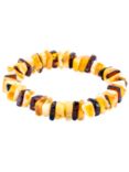 Be-Jewelled Amber Stretch Bracelet, Multi