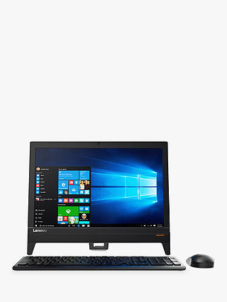 Lenovo IdeaCentre 310 All-in-One PC, Intel Celeron, 4GB, 1TB HDD, 19.5", Black