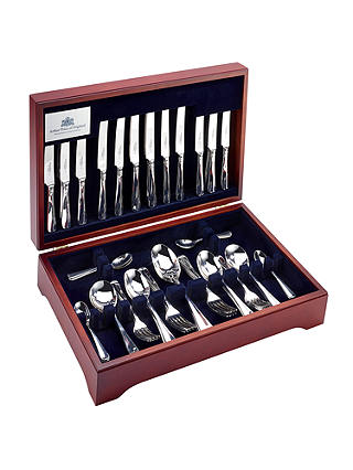 Arthur Price Rattail Cutlery Canteen, Sovereign Silver Plated, 60 Piece/8 Place Settings