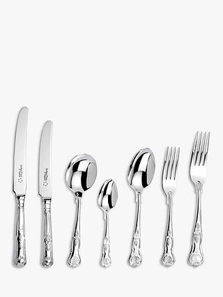 Arthur Price Kings Cutlery Canteen, Sovereign Silver Plated, 124 Piece/12 Place Settings