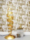 Mini Moderns True Romance Wallpaper, Snow and Gold AZDPT031SN