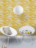 Mini Moderns Moordale Wallpaper, Mustard AZDPT033MU