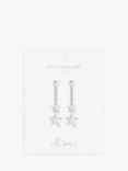 Joma Jewellery Karli Star Drop Earrings, Silver