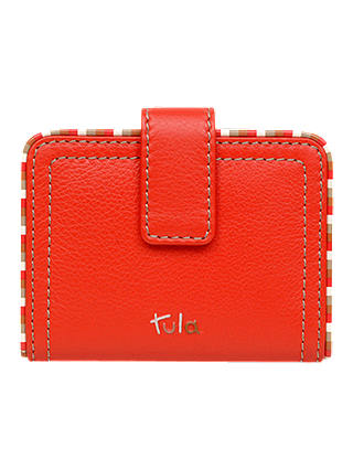 Tula Mallory Leather Card Holder, Red
