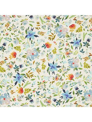 Indigo Fabrics Floral Print Fabric, Green