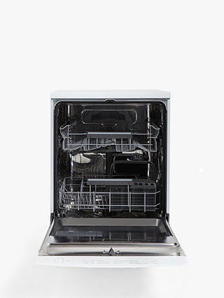 John Lewis JLDWW1327 Freestanding Dishwasher, White
