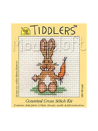 Mouseloft Tiddlers Bunny Counted Cross Stitch Kit