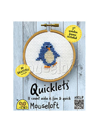 Mouseloft Quicklets Penguin Counted Cross Stitch Kit