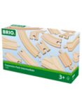 BRIO World Railway Track Expansion Pack, Intermediate, FSC-Certified (Beech)