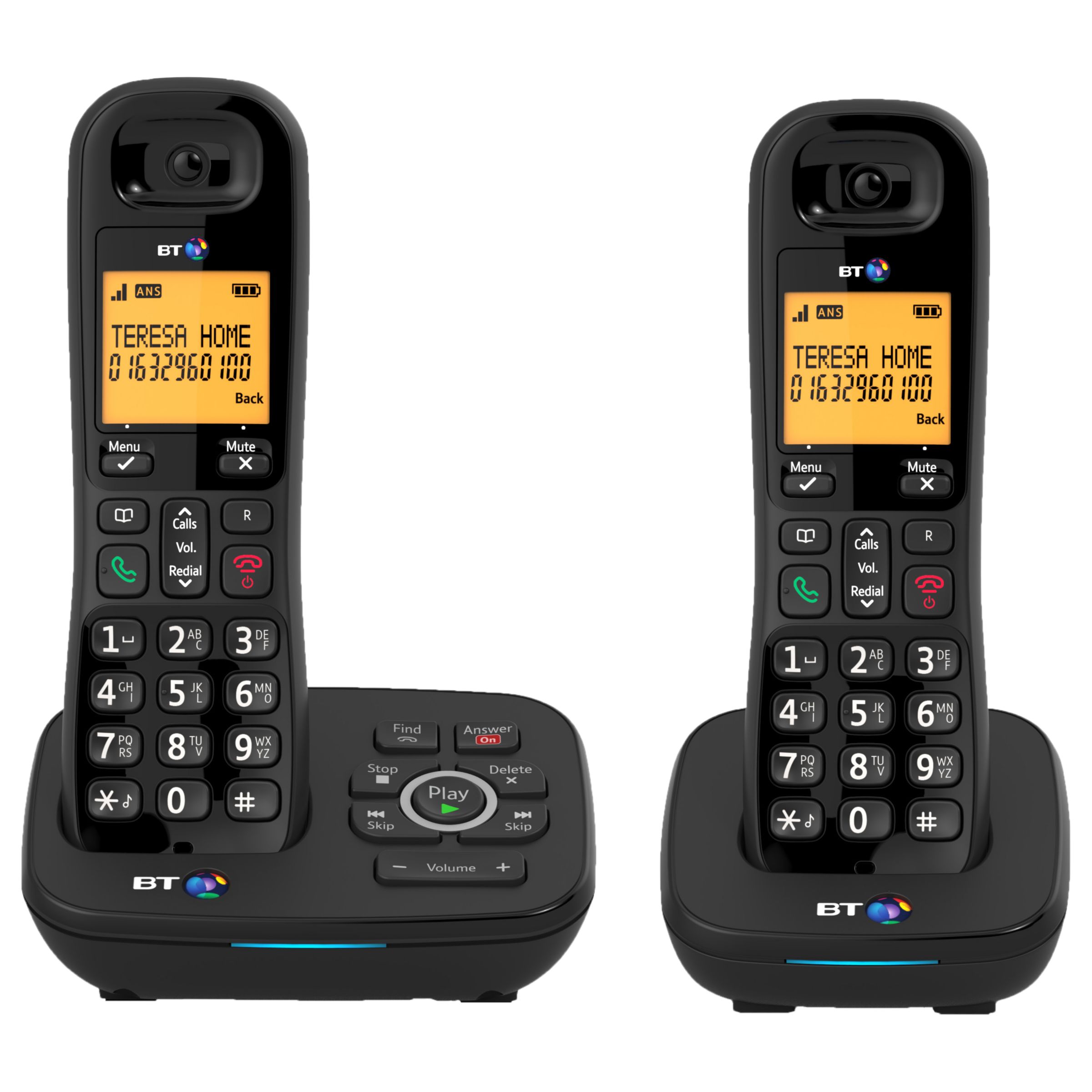 BT 1700 Digital Cordless Telephone with Nuisance Call Blocker & Answering Machine, Twin DECT