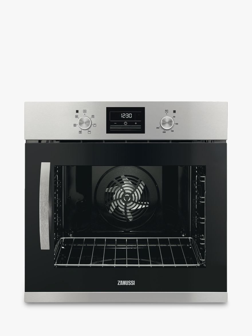Zanussi ZOA35676XK Built-In Single Electric Oven, Stainless Steel