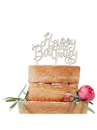 Ginger Ray Happy Birthday Cake Topper