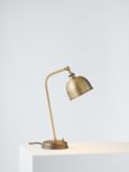 John Lewis Baldwin Desk Lamp, Antique Brass