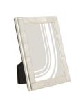 John Lewis Mother Of Pearl Photo Frame, Silver