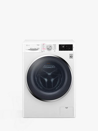 LG F4J6VY2W Freestanding Washing Machine, 9kg Load, A+++ Energy Rating, 1400rpm Spin, White