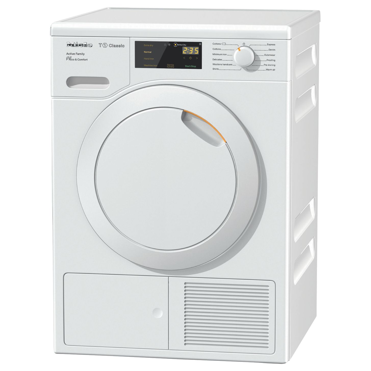 Miele TDD220WP Heat Pump Tumble Dryer, 8kg Load, A++ Energy Rating, White