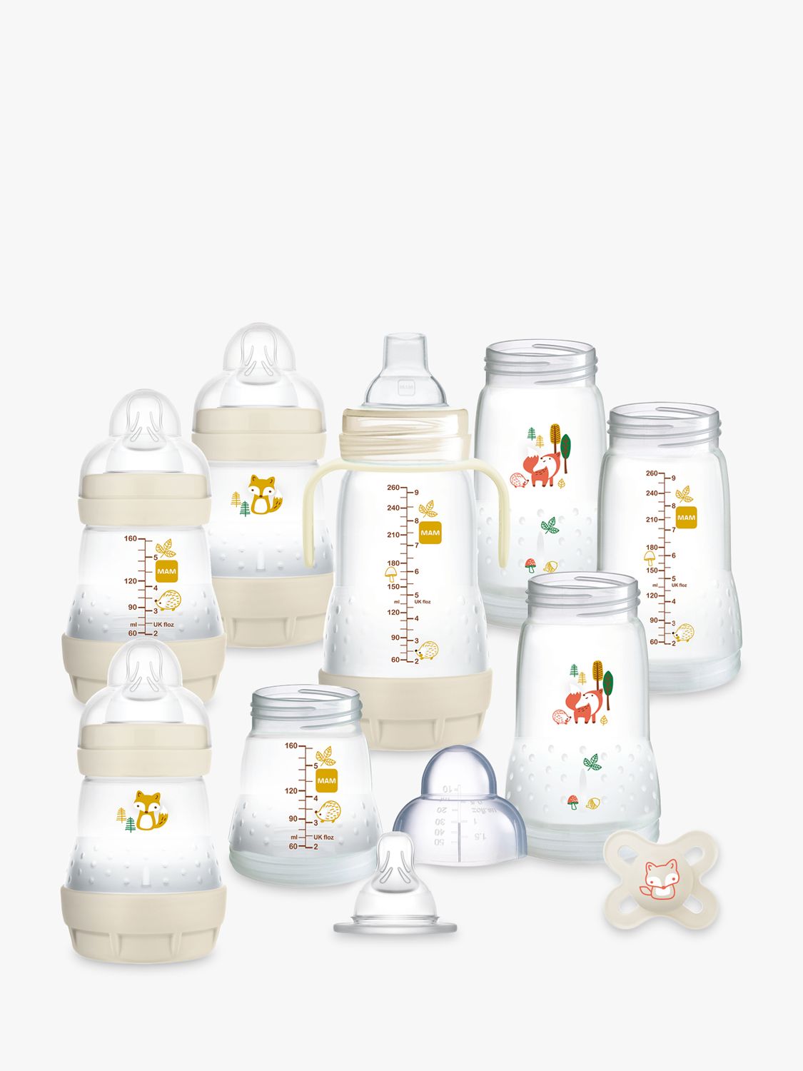 MAM Easy Start Baby Bottle 0 Months - Anti-colic, Self-sterilizing, 260m