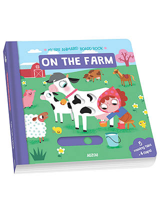 My 1st Animated: On The Farm Children's Board Book