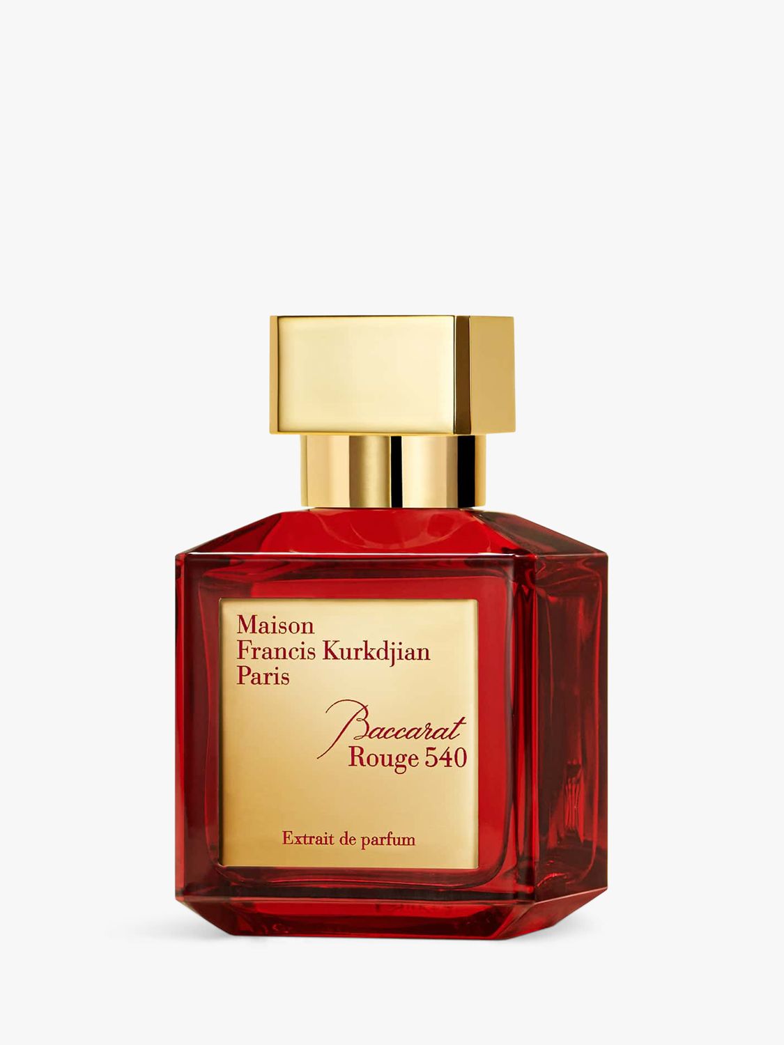 Maison Francis Kurkdjian Baccarat Rouge 540 Extrait de Parfum, 70ml at John  Lewis & Partners