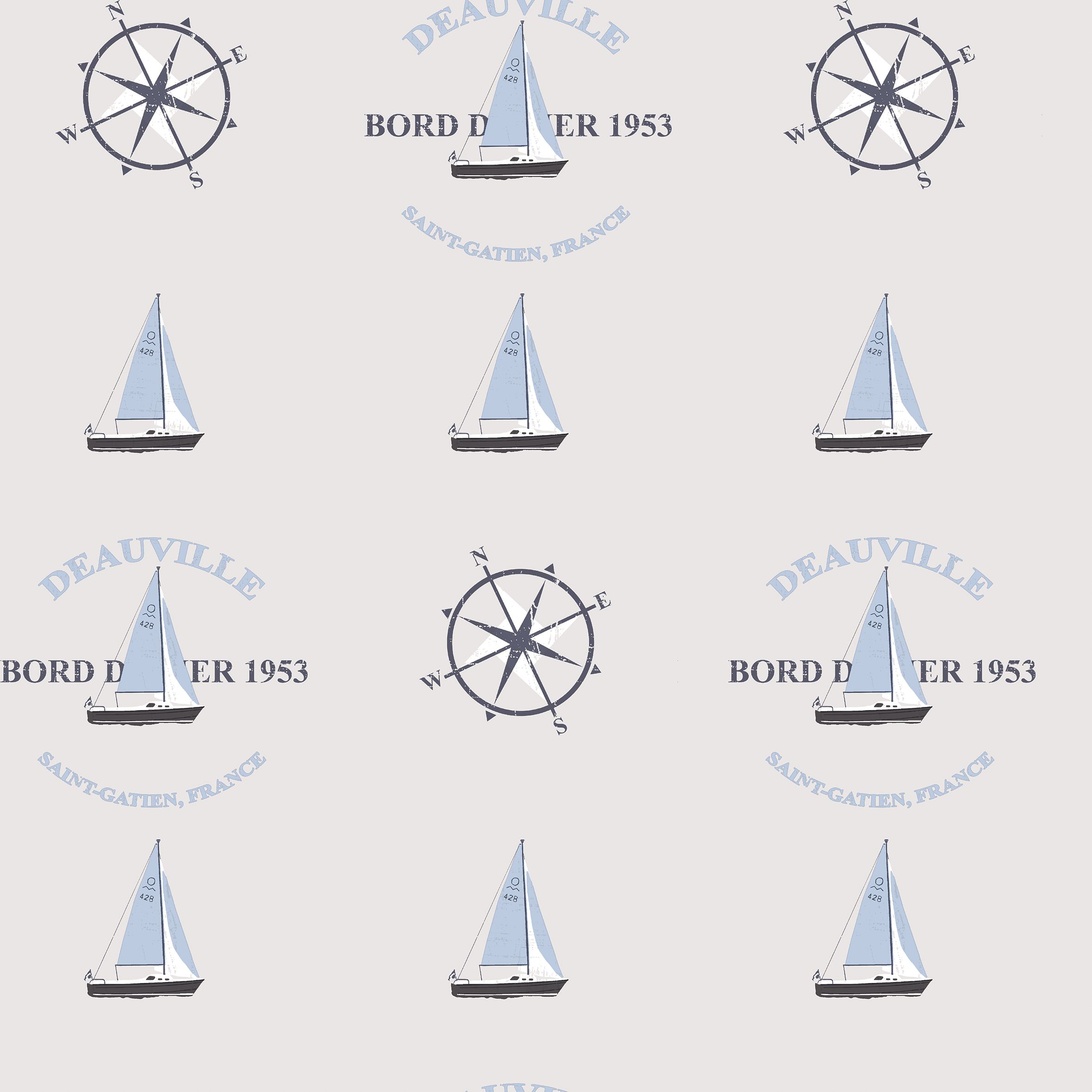 Galerie Yachts & Compass Wallpaper