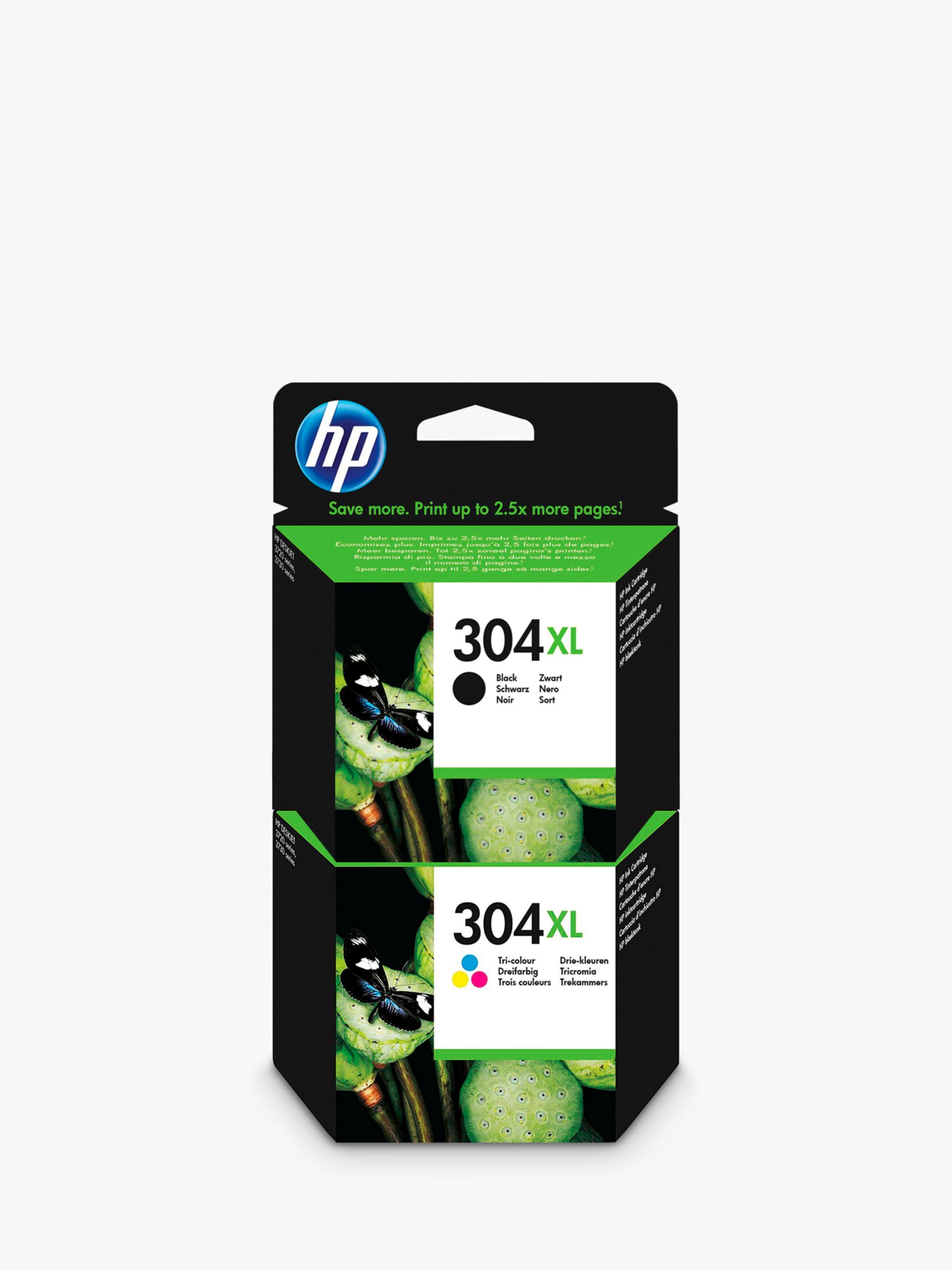 2 Cartouches compatibles HP 304XL - 1 Noir + 1 Couleurs