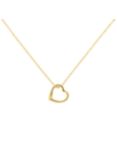 Melissa Odabash Mini Heart Pendant Necklace, Gold