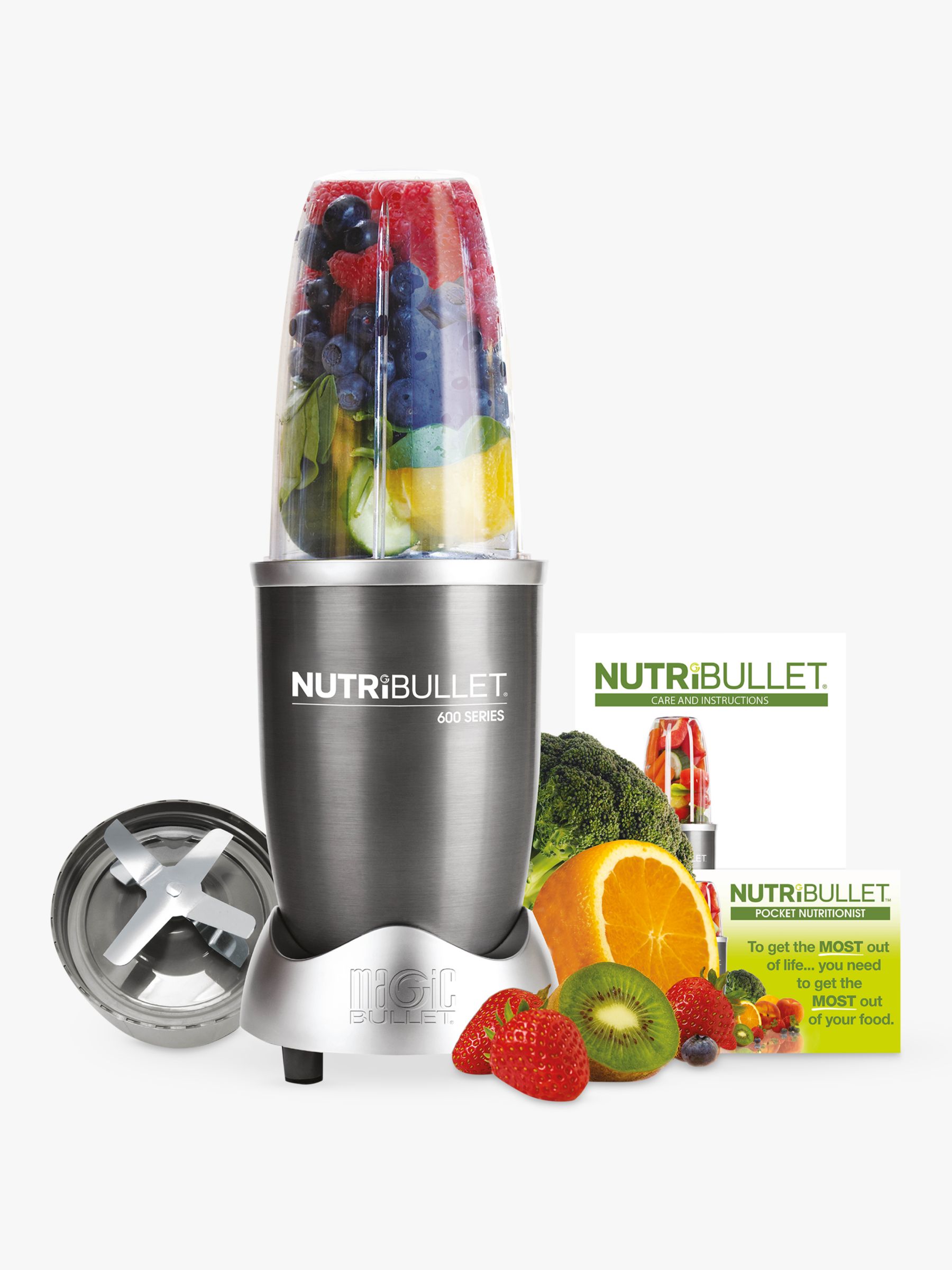 Nutribullet 600 Series Starter Kit, Grey