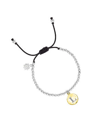 Dower & Hall Engravable Misanga Disc Charm Friendship Bracelet