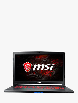 MSI GV72VR 7RF 836UK Gaming Laptop, Intel Core i5, 8GB RAM, NVIDIA GTX 1060, 1TB HDD + 256GB SSD, 17.3" Full HD, Black