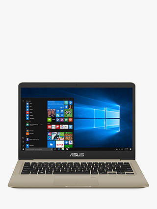 ASUS Vivobook S410UA-EB046T Laptop, Intel Core i5, 8GB, 256GB SSD, 14", Gold