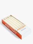John Lewis ANYDAY Tapered Dinner Candles, Pack of 10, Ivory