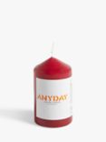 John Lewis ANYDAY Small Pillar Candle, Red