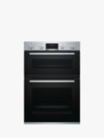 Bosch Series 4 MBS533BS0B Built In Electric Double Oven, Stainless Steel